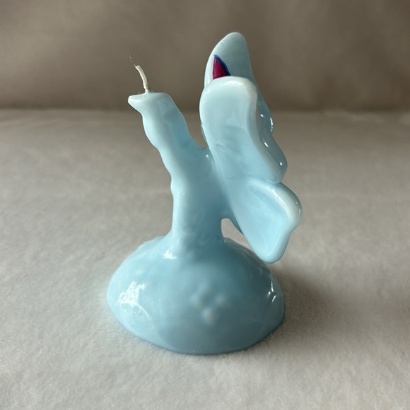 Sky Blue Wax Butterfly Candle - Picture 3 of 8